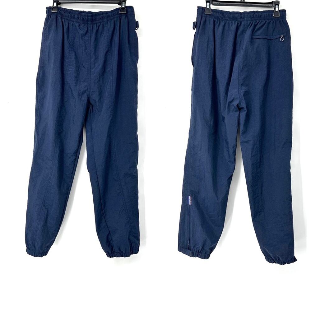 White Sierra Sport Vintage Drawstring Windbreaker Blue Pants Size M